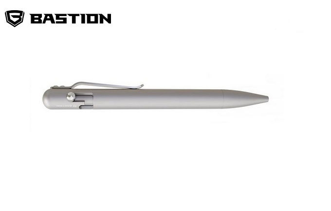 Bastion Bolt Action Pen, Aluminum Classic Silver, BSTN249S